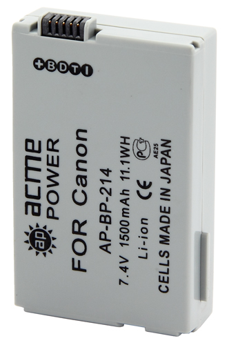 Аккумулятор CANON BP-214 (AcmePower) Аккумулятор CANON BP-214 (AcmePower)