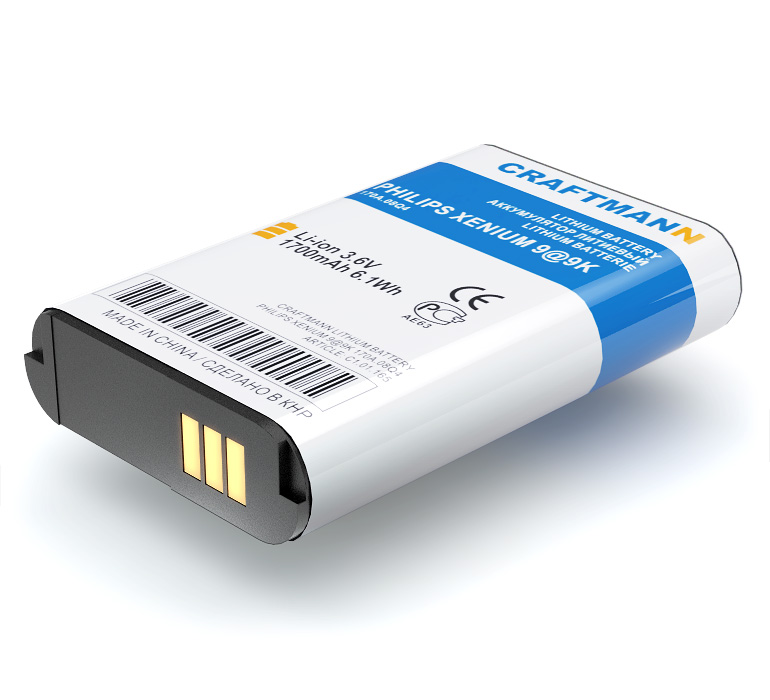  PHILIPS XENIUM 9@9k [AB1850AWM], 1700 mAh CRAFTMANN
