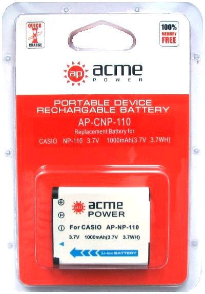 Аккумулятор CASIO NP-110 (AcmePower) Аккумулятор CASIO NP-110 (AcmePower)