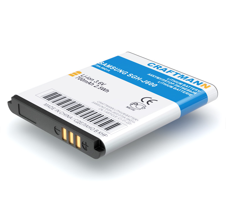  SAMSUNG SGH-J600 [AB483640BE], 700 mAh  CRAFTMANN