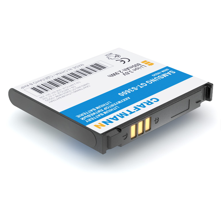  SAMSUNG GT-S3600 [AB533640AE], 800 mAh CRAFTMANN