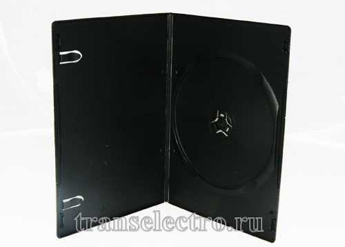 Коробка для DVD-диска 5мм DVD ExtremeSlim черная глянцевая