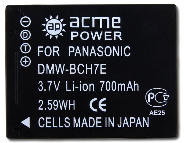 Аккумулятор для PANASONIC DMW BCH7 (AcmePower)