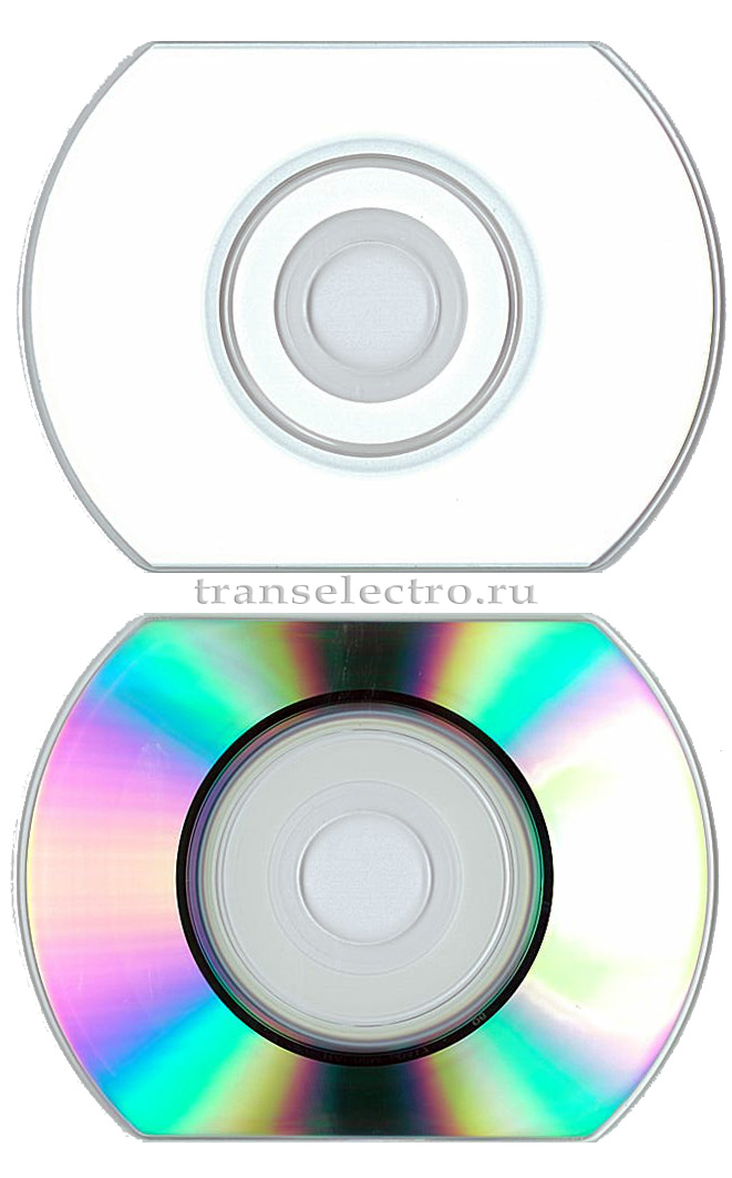 CD-R диск-визитка закругленная RITEK printable (с поверхностью для печати) D80h61 CD-R диск-визитка закругленная RITEK printable (с поверхностью для печати) D80h61
