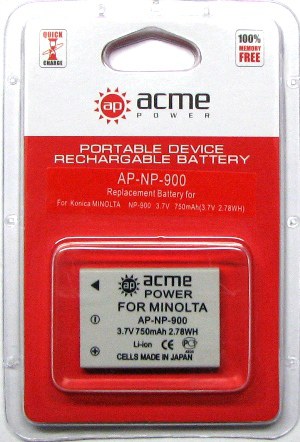 Аккумулятор MINOLTA NP-900 (AcmePower)