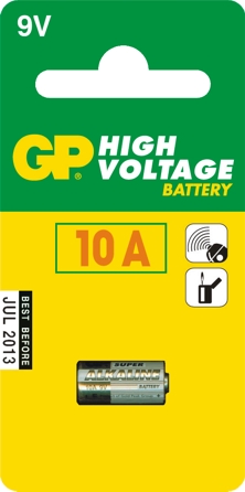 Батарейка высоковольтная 10A, 9В GP