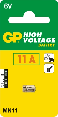 Батарейка высоковольтная 11A, GP Батарейка высоковольтная 11A, GP