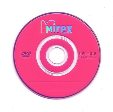 DVD-RW мини диск MIREX 2х 1.4 Гб, Cake 10 DVD-RW мини диск MIREX 2х 1.4 Гб, Cake 10