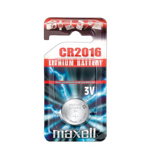 Батарейка литиевая CR2016, MAXELL